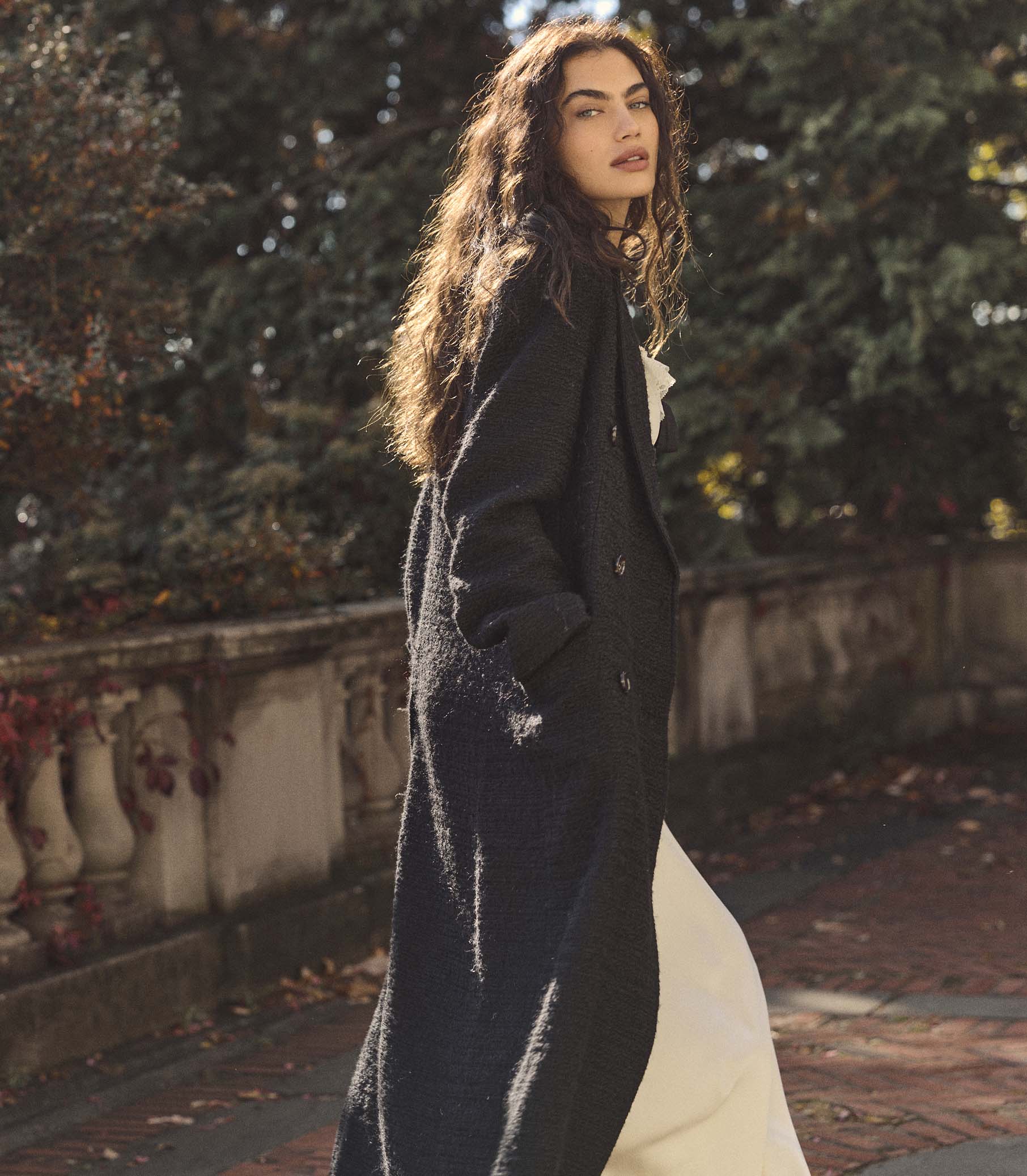 WILHELMINA COAT -- BLACK - Image 2